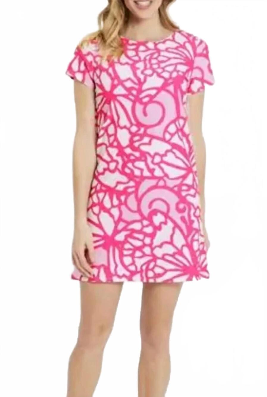 NEW JUDE CONNALLY grand wings light dress in pink female